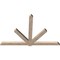 Ekena Millwork Kennewick Smooth Timber Gable Bracket, Douglas Fir, 96"W x 64"H x 3 1/2"D x 5 1/2"F, 16/12 Pitch GBW096X64X0406KEN00SDF - alternate 3